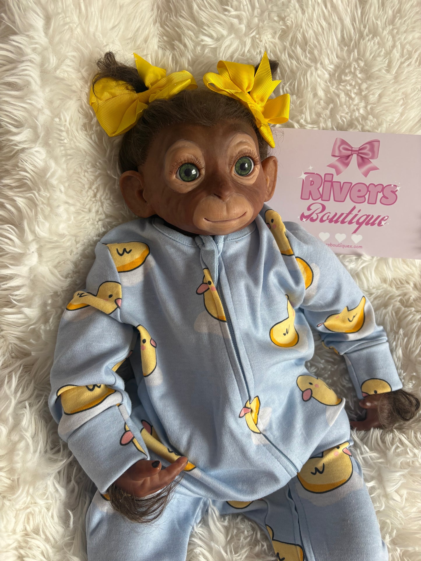Monkey Baby Reborn Soft Body