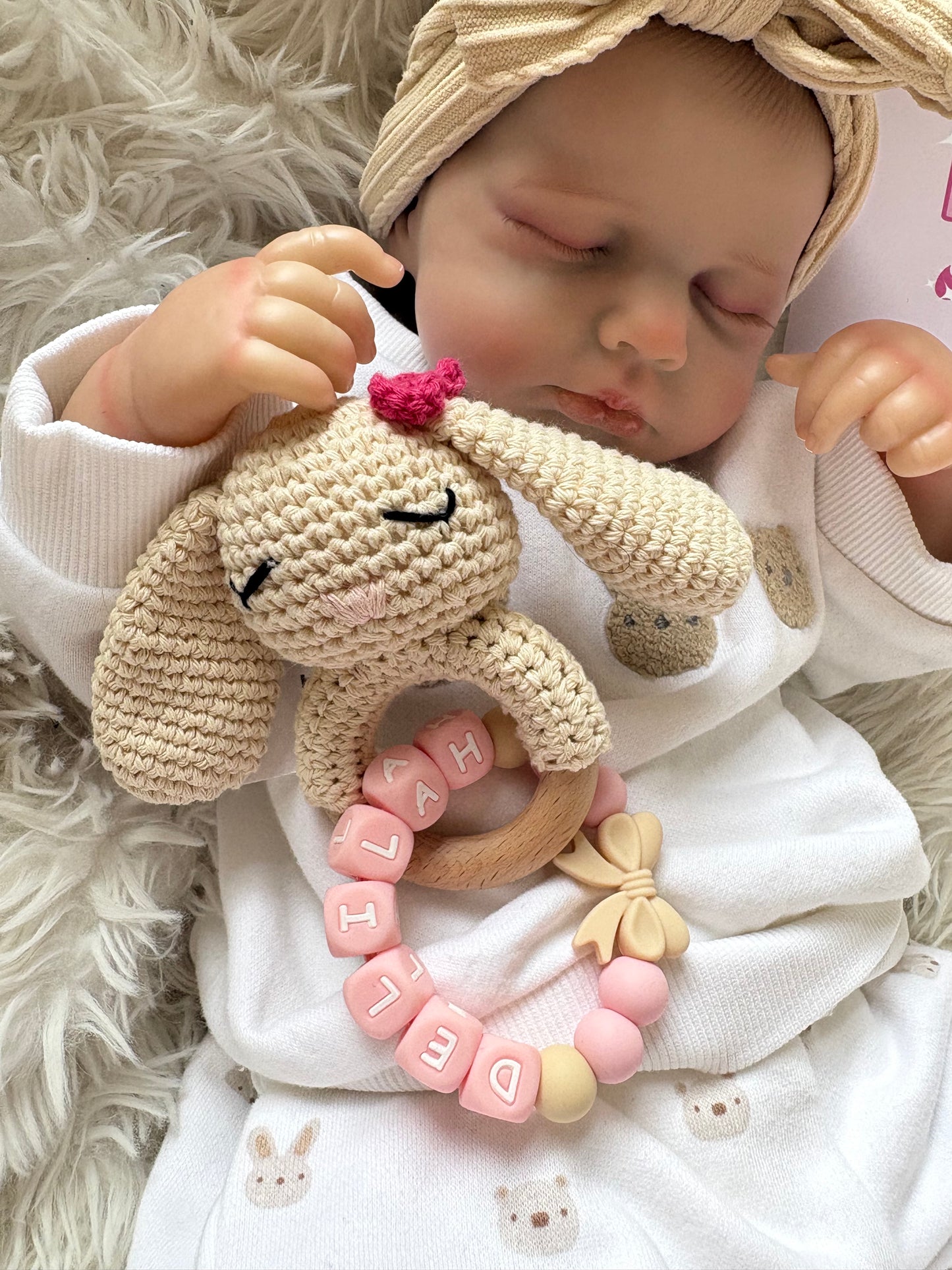 Rattle Teether Personalised