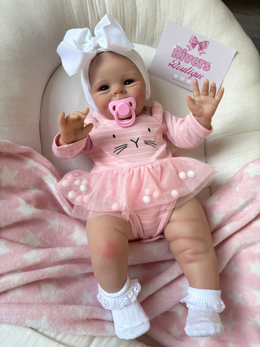 Baby Girl Reborn Soft Body Weighted