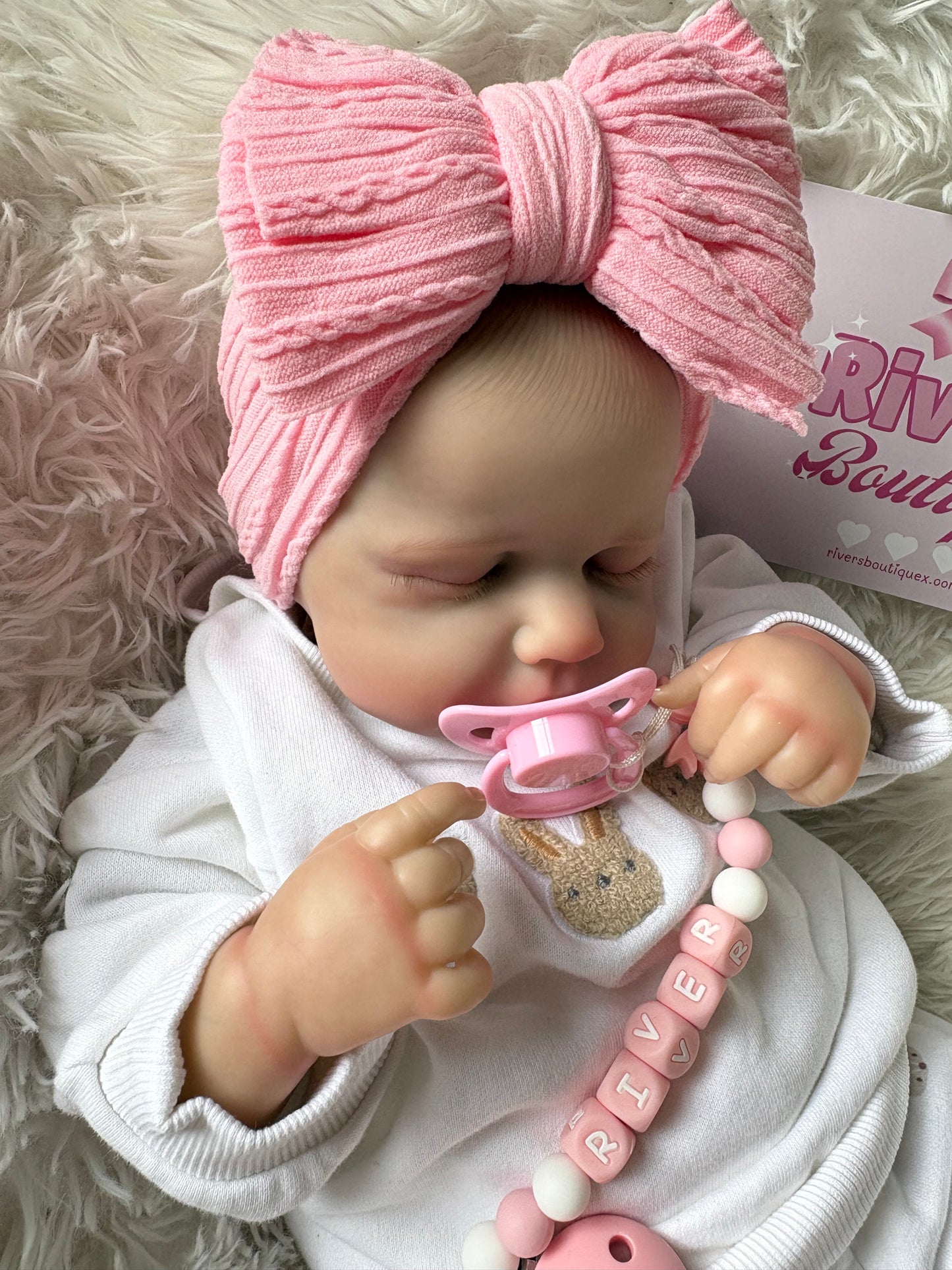 Cable Knit Bow Headband