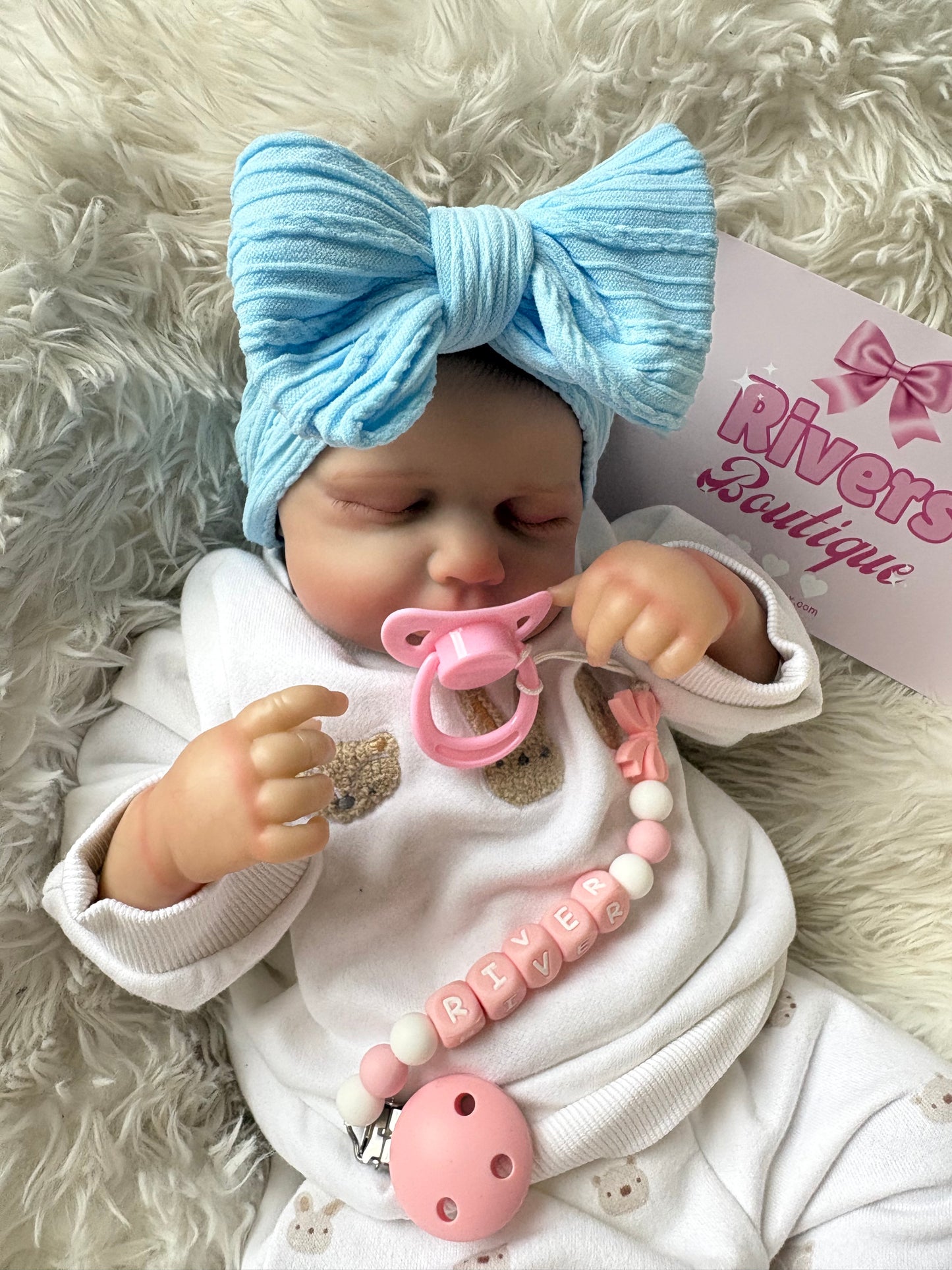 Cable Knit Bow Headband