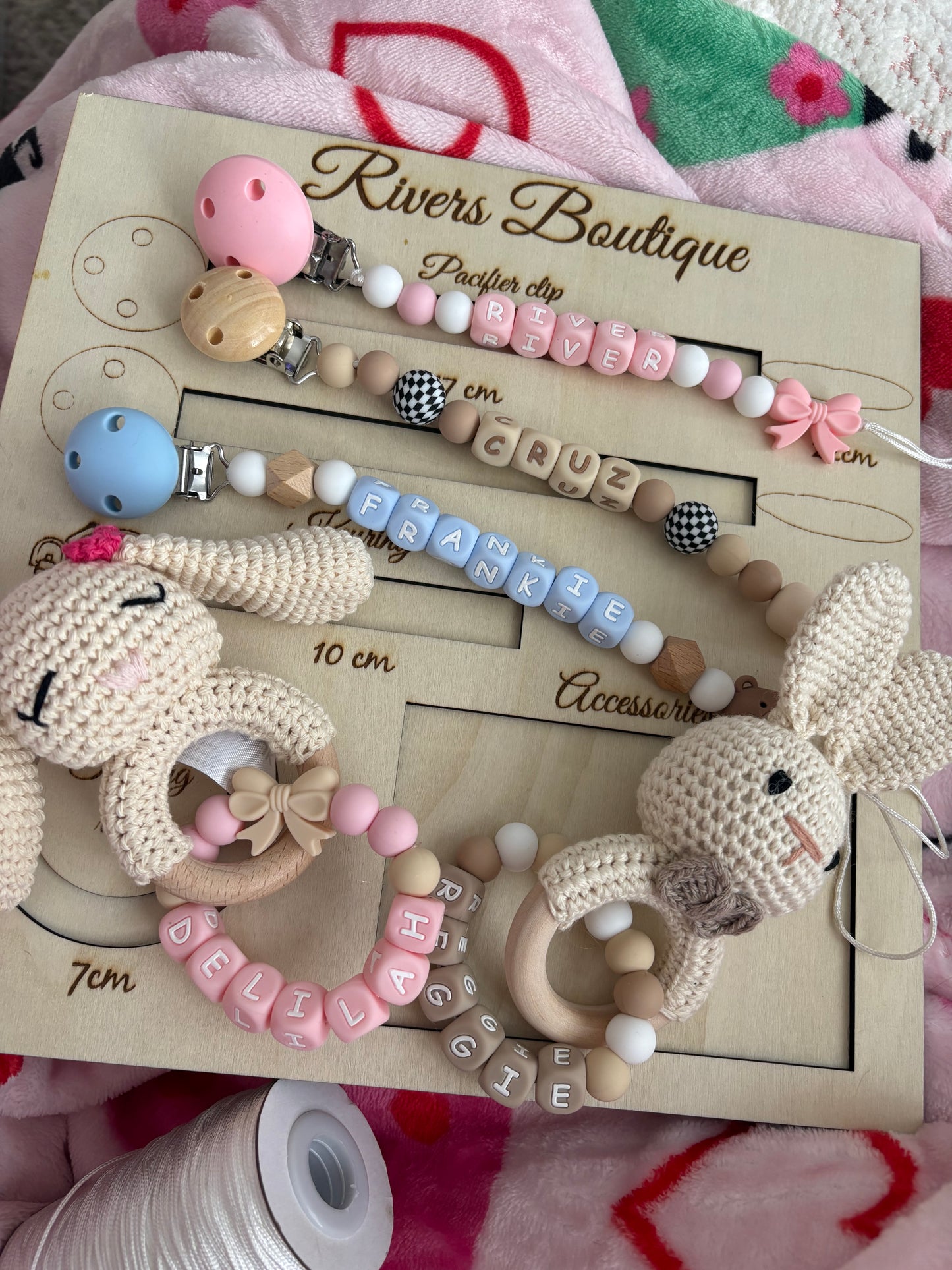 Rattle Teether Personalised