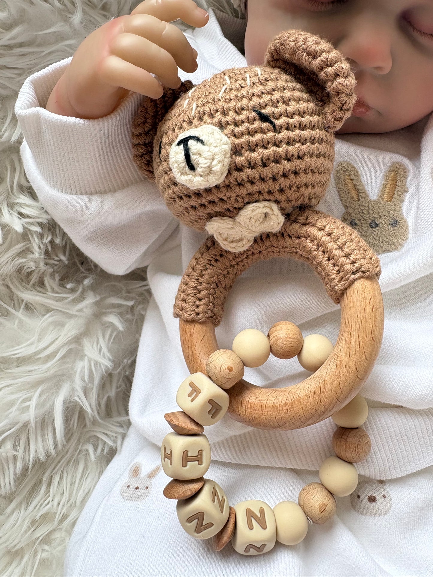 Rattle Teether Personalised