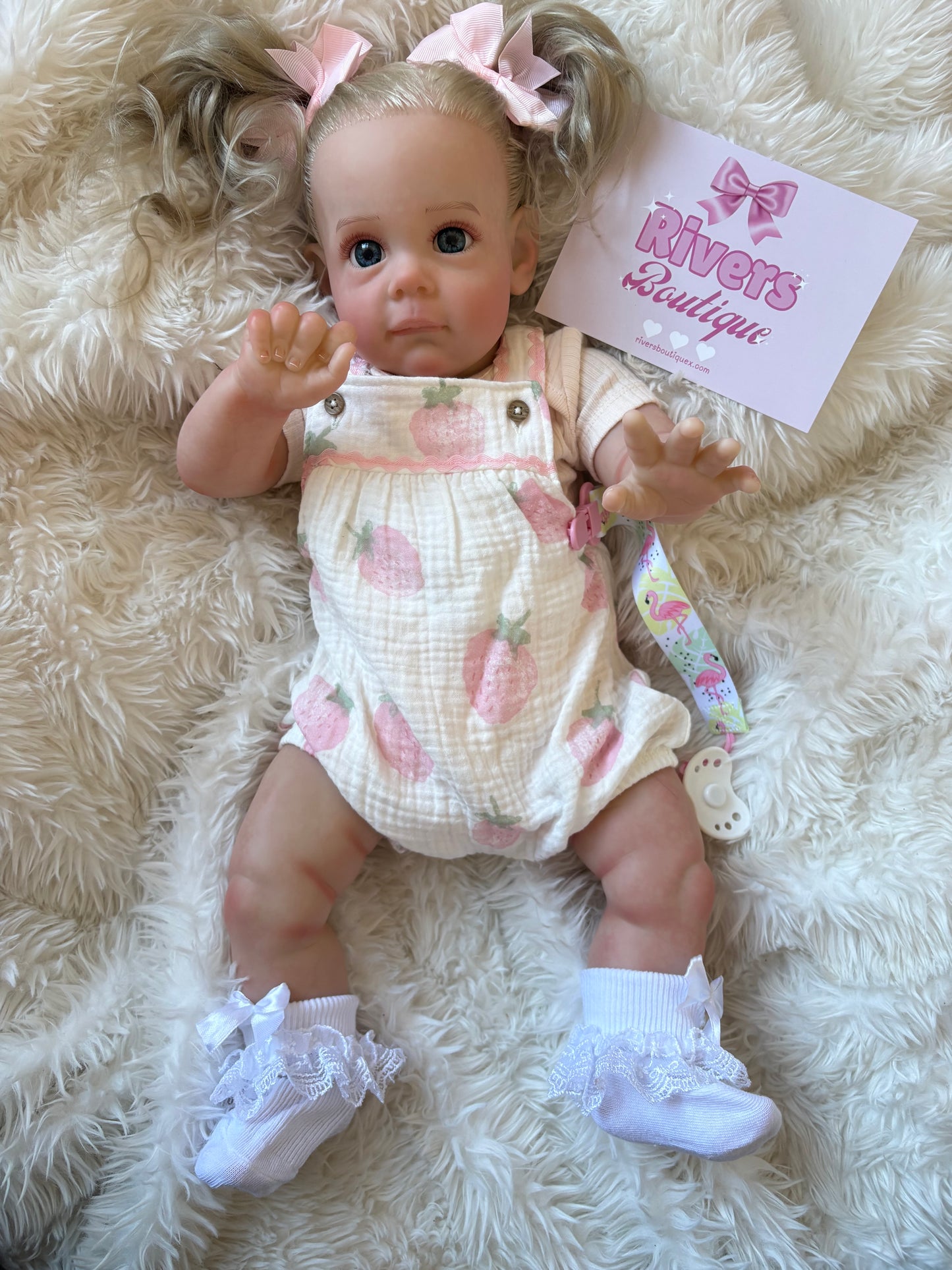 Bebê Menina Reborn - Corpo Macio e Peso