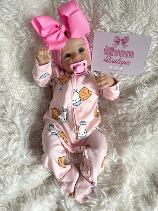 Bebê Menina Reborn - Corpo Macio e Peso