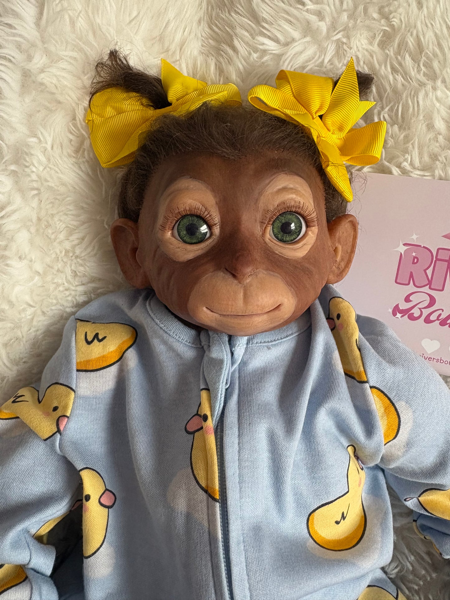 Monkey Baby Reborn Soft Body