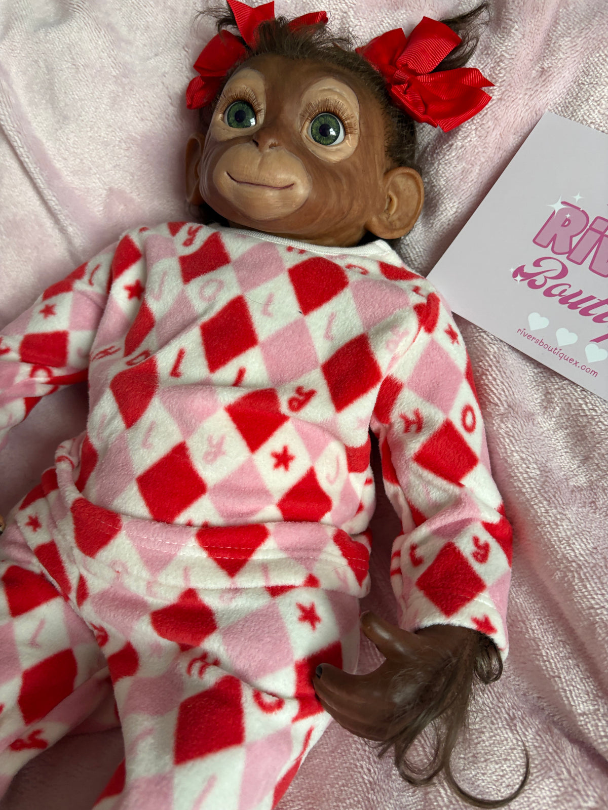 Monkey Baby Reborn Soft Body